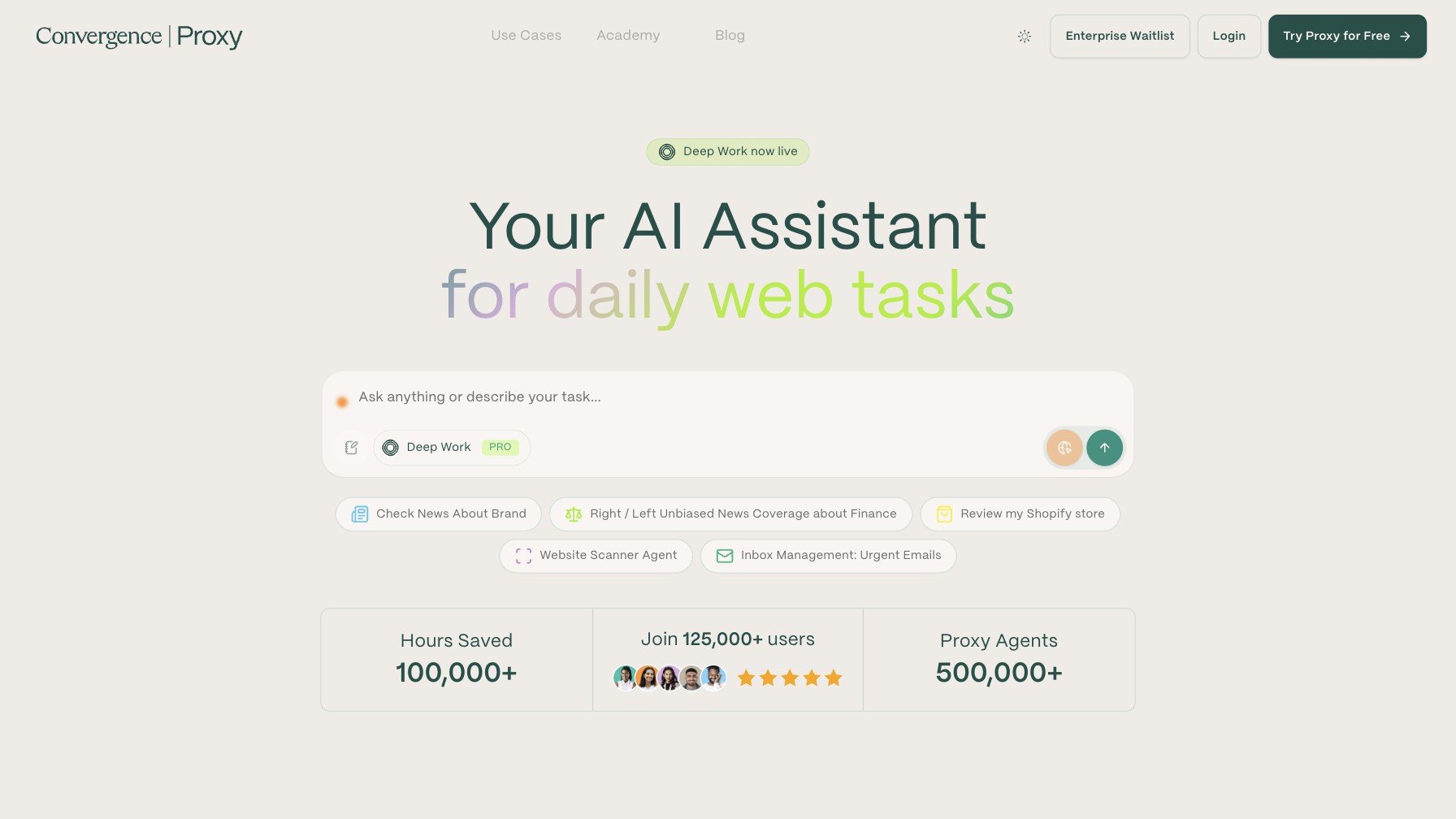 Convergence Proxy截图