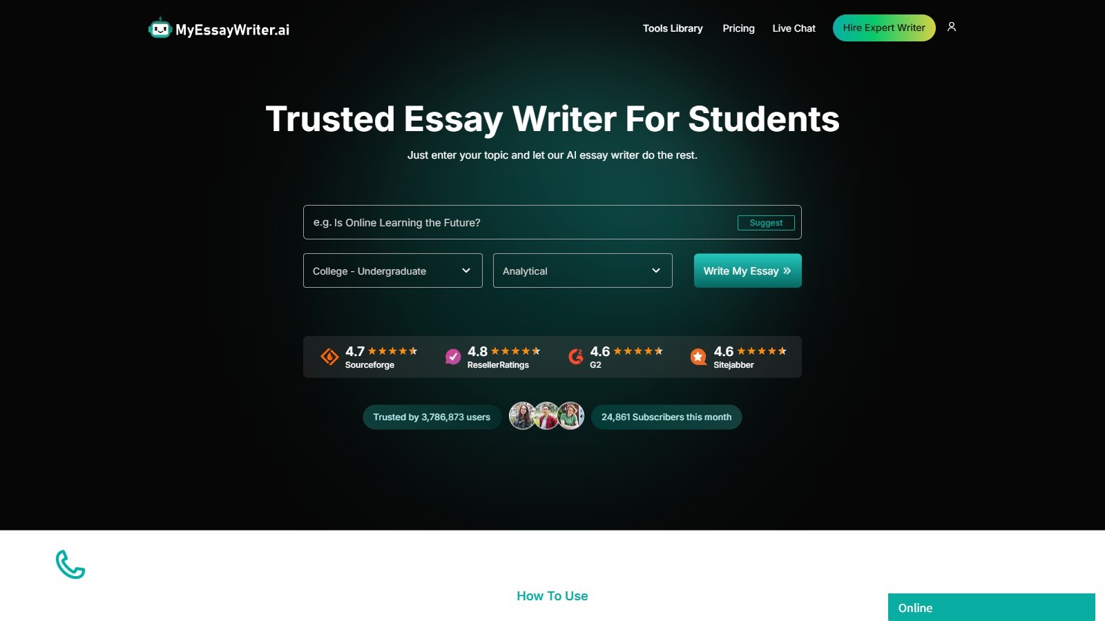MyEssayWriter.ai截图