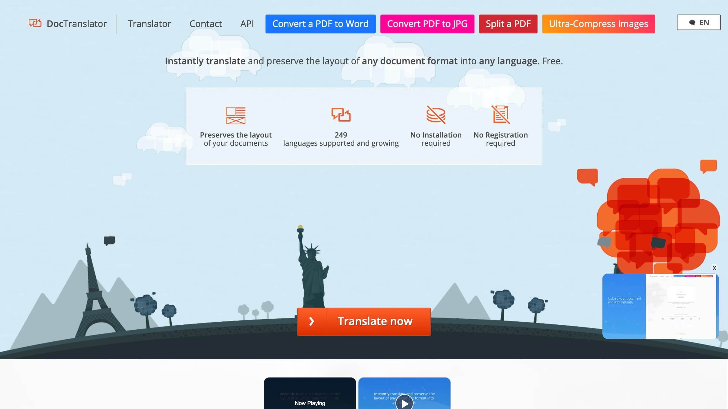 Online Doc Translator截图