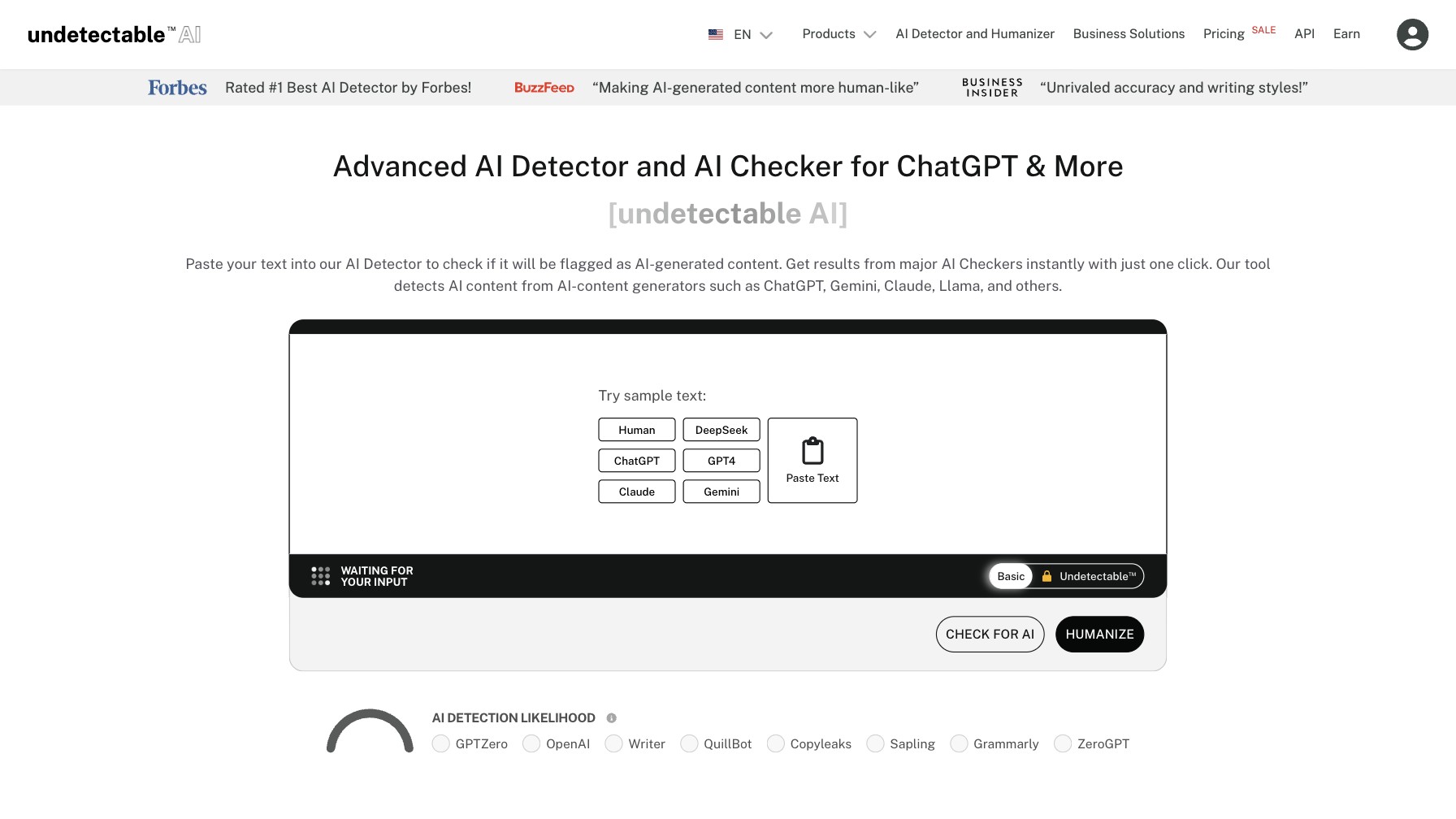 Undetectable AI截图